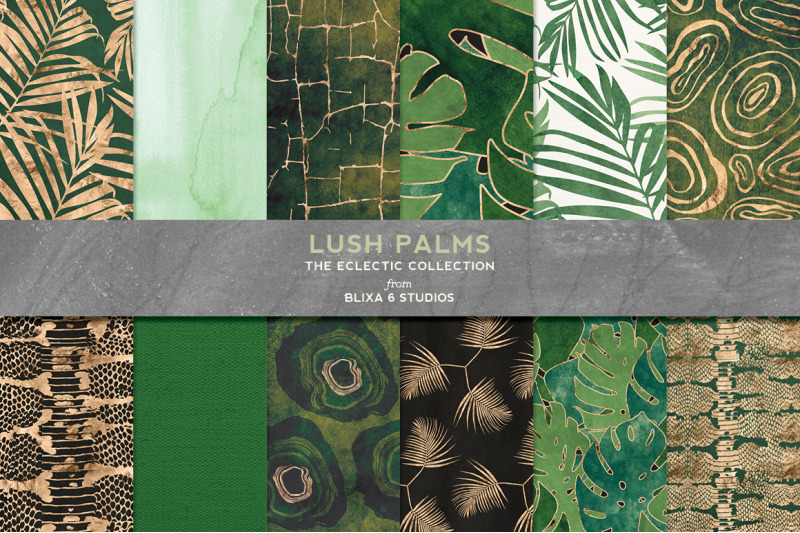 lush-palms-12-tropical-leaf-and-natural-pattern-clipart-set