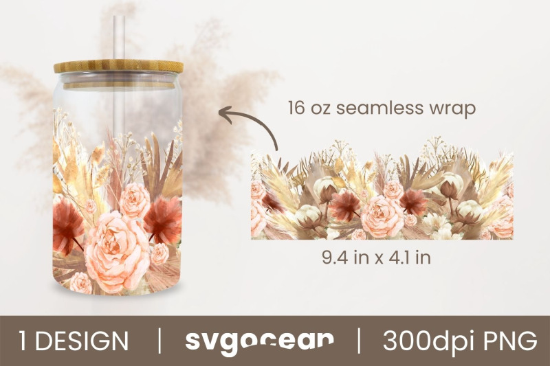 boho-flowers-can-glass-wrap-sublimation-bundle