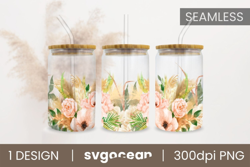 boho-flowers-can-glass-wrap-sublimation-bundle