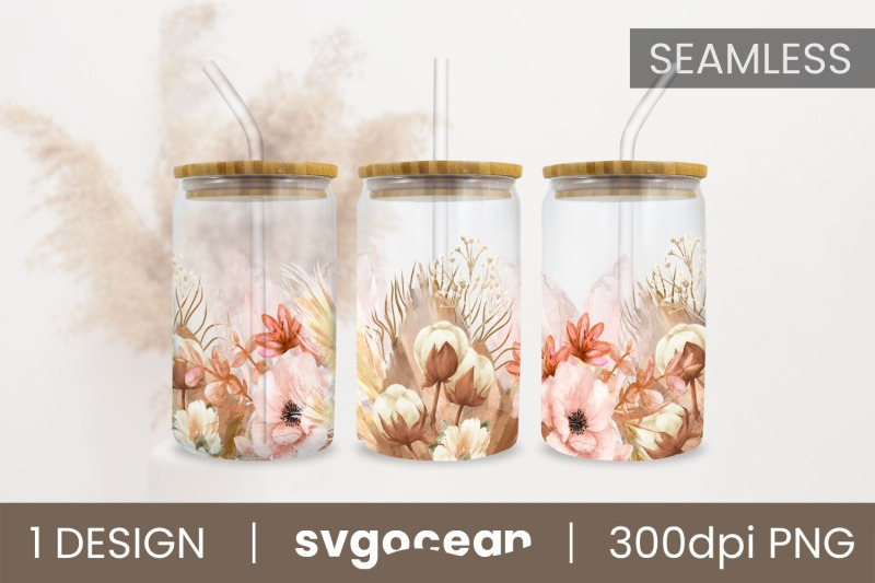 boho-flowers-can-glass-wrap-sublimation-bundle