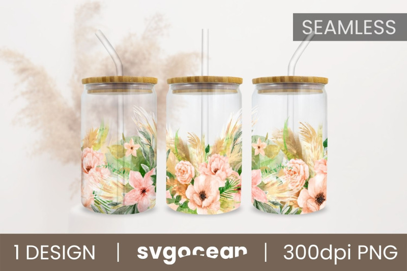 boho-flowers-can-glass-wrap-sublimation-bundle