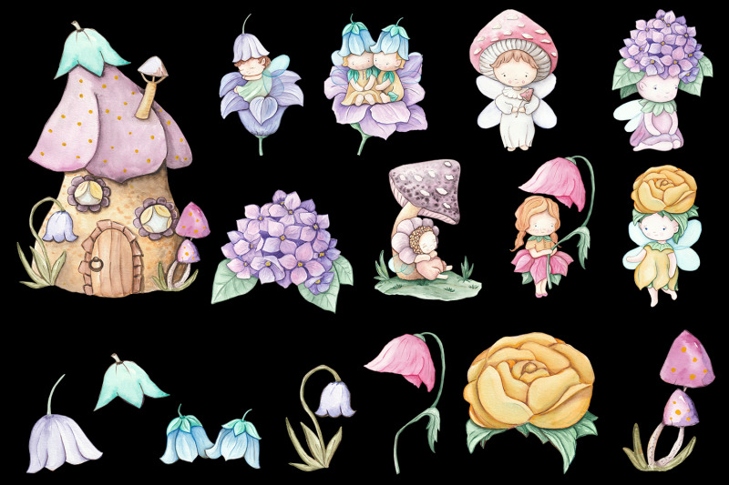 floral-little-fairies-clipart