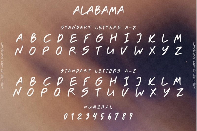 alabama-handwritten-font
