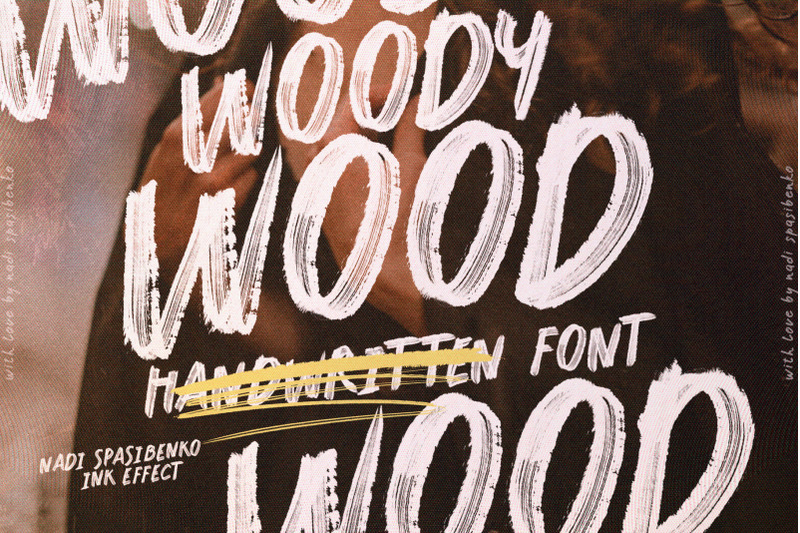 woody-wood-font