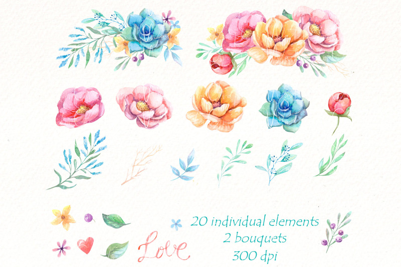 watercolor-flower-clipart-floral-png-peonies-succulent-png