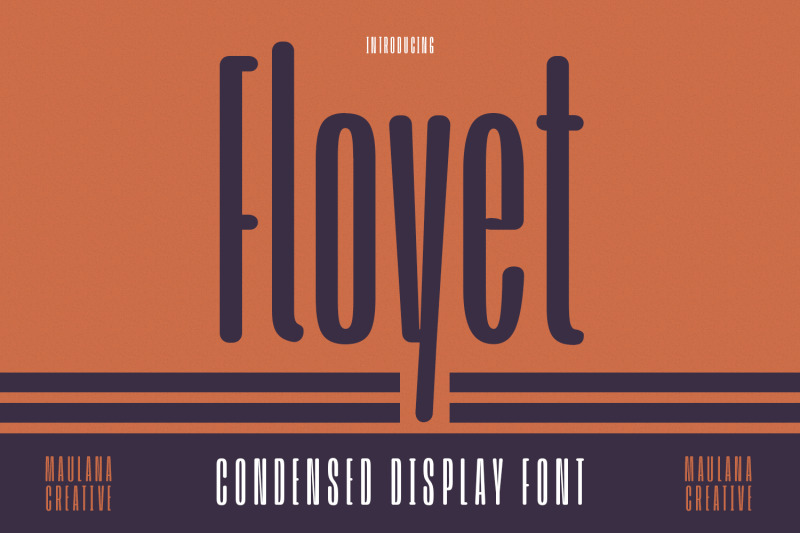 floyet-condensed-display-font