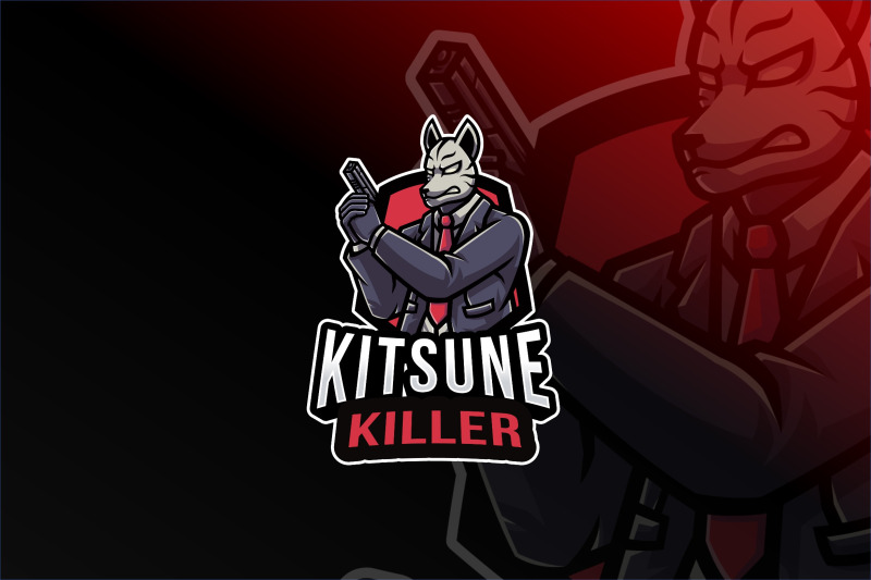 kitsune-killer-logo-template