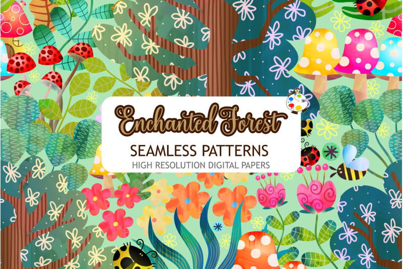 enchanted-forest-seamless-magical-farmhouse-papers