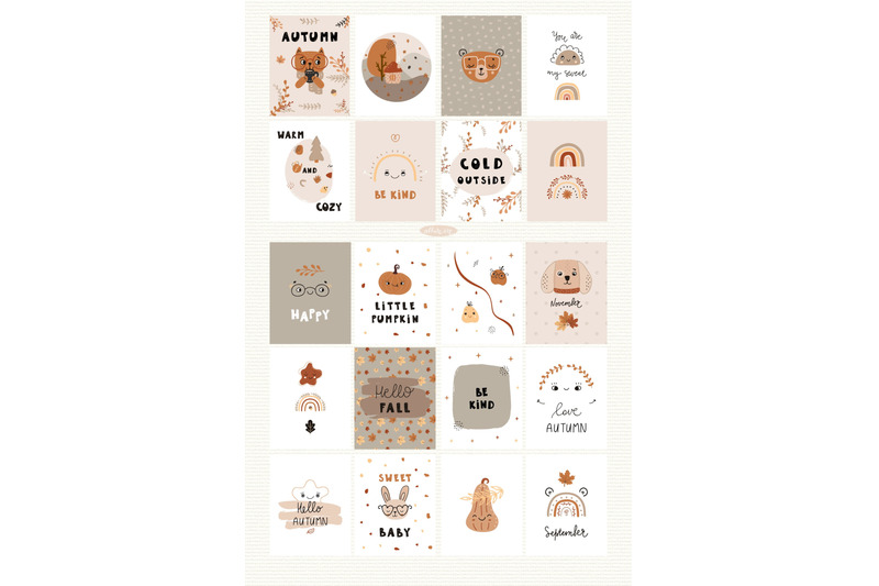 warm-autumn-abstract-baby-animals-set