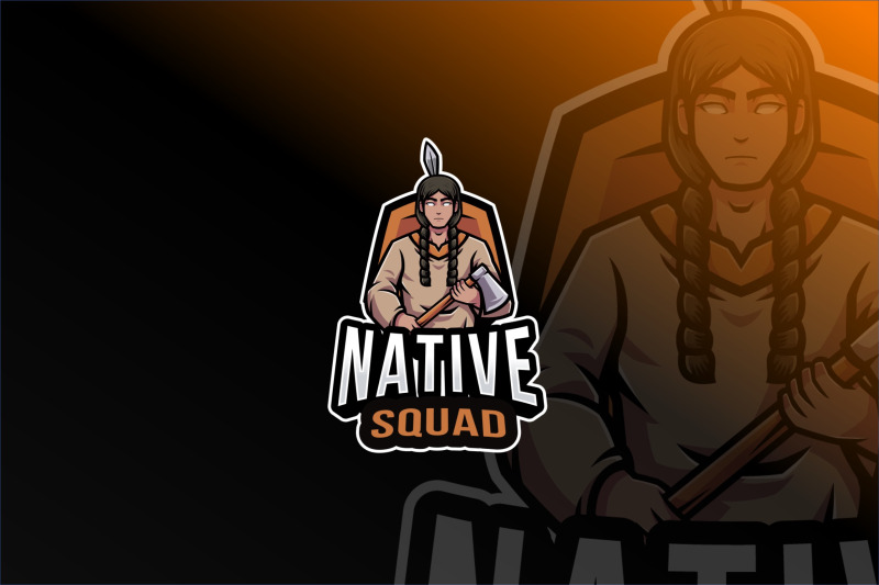 native-squad-logo-template