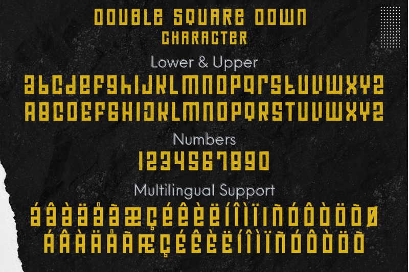 double-square-font