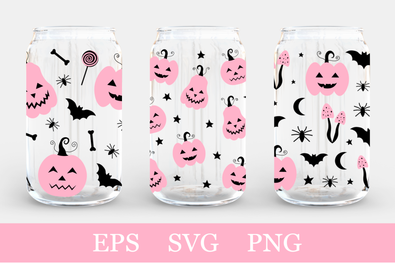 halloween-can-glass-wrap-pumpkin-can-glass-svg-template