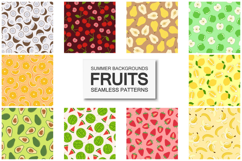 bright-seamless-fruits-patterns