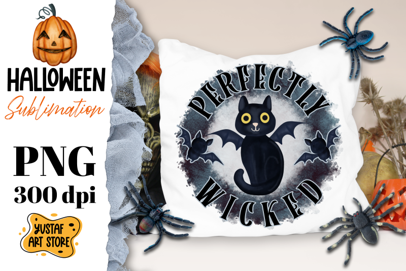 halloween-sublimation-design-perfectly-wicked-cat-amp-bat