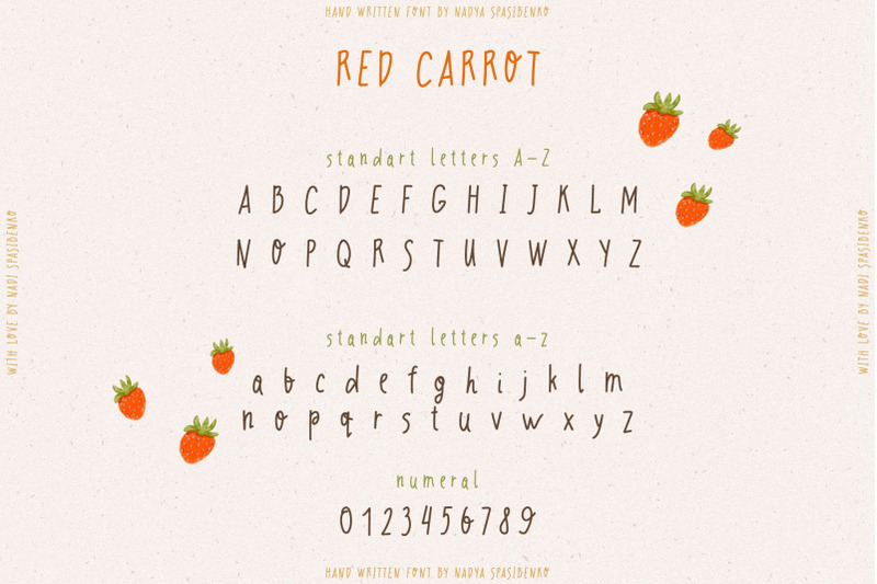 red-carrot-playful-font