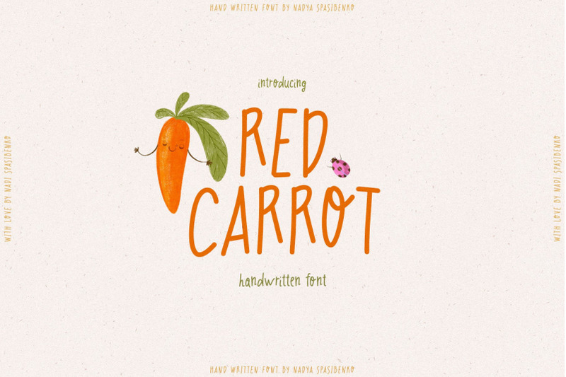 red-carrot-playful-font