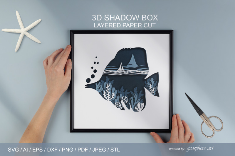 fish-3d-shadow-box-layered-papercut-cutting-files-svg