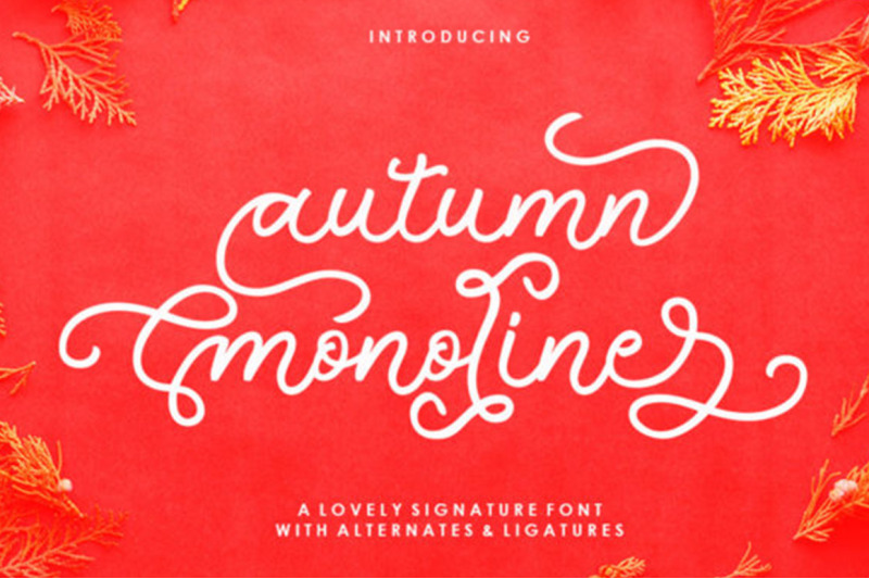 autumn-monoline