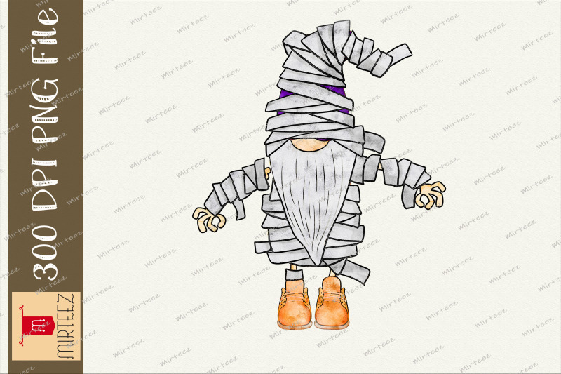 mummies-gnome-halloween-png-clipart