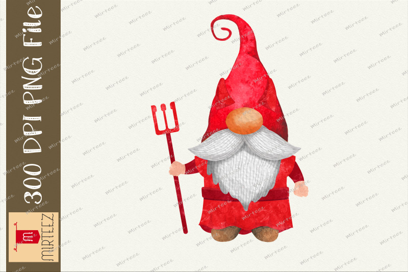 devil-gnome-halloween-clipart