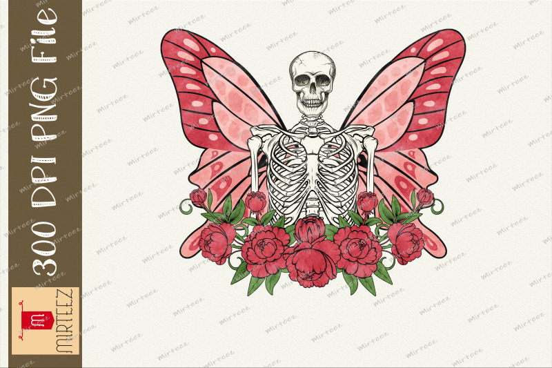 skeleton-fairy-butterfly-halloween