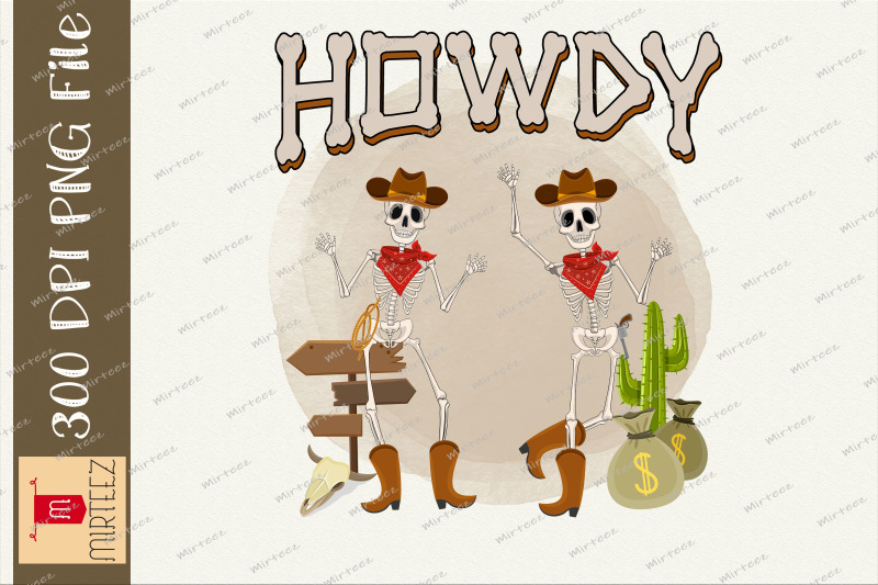 skeleton-dancing-cowboy-howdy-western