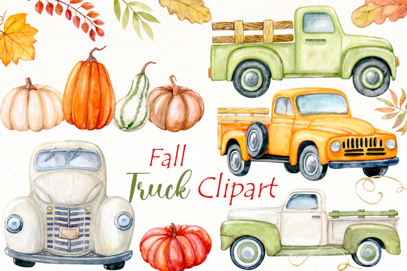 fall-truck-clipart-watercolor-autumn-harvest-pumpkin-png