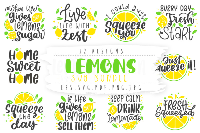 lemons-quotes-svg-bundle