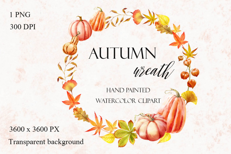 watercolor-autumn-pumpkin-wreath-png