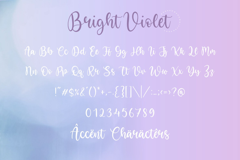 bright-violet-monoline-handwritten-font