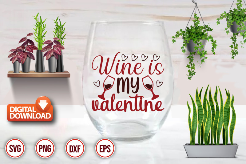 wine-is-my-valentine