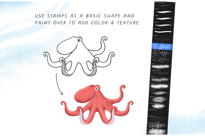 sea-animals-procreate-brushes-stamp-draw-add-texure
