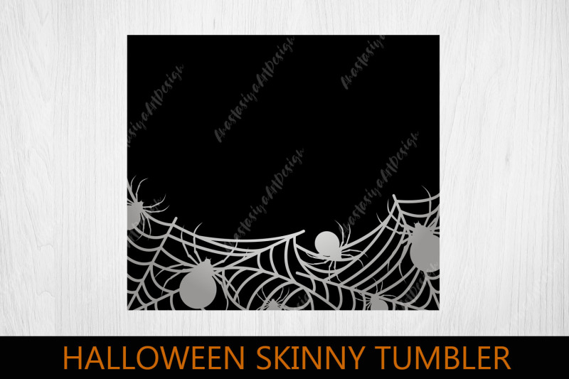 halloween-tumbler-20oz-skinny-tumbler-wrap-with-spider-web