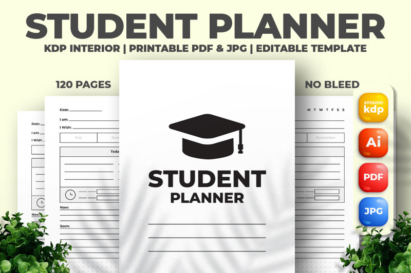 student-planner-kdp-interior