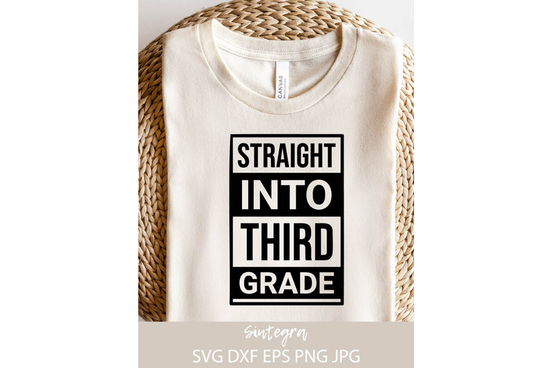 straight-into-third-grade-svg-cut-file