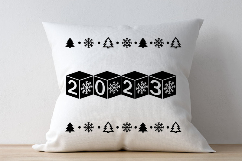 cubes-with-the-number-2023-svg-christmas-clipart