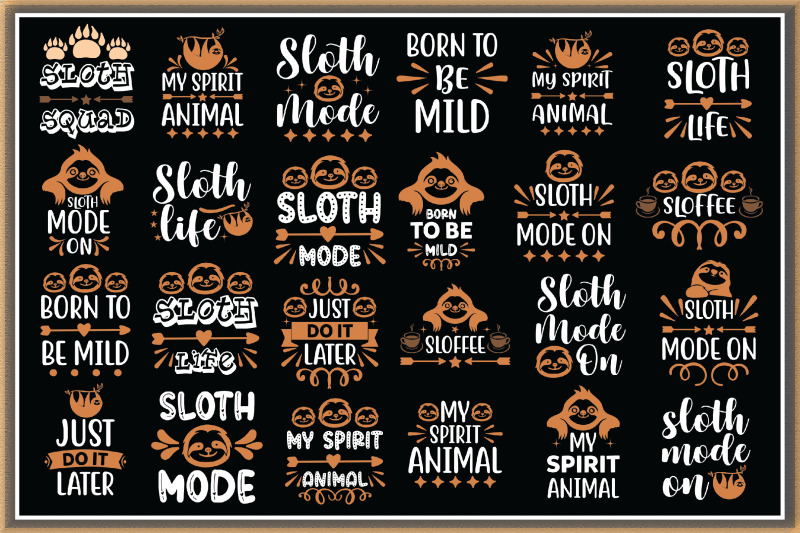 sloth-svg-bundle-30-designs