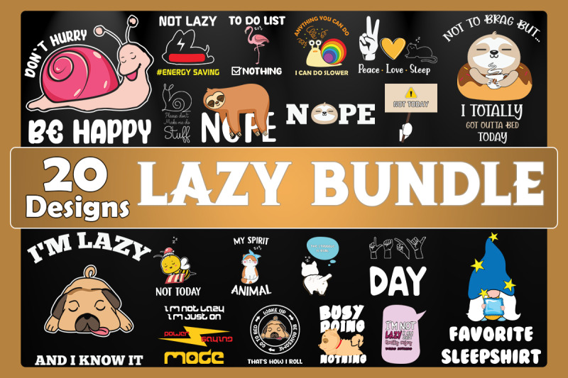 lazy-bundle-20-designs