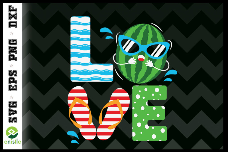 love-beaches-flip-flop-and-watermelon