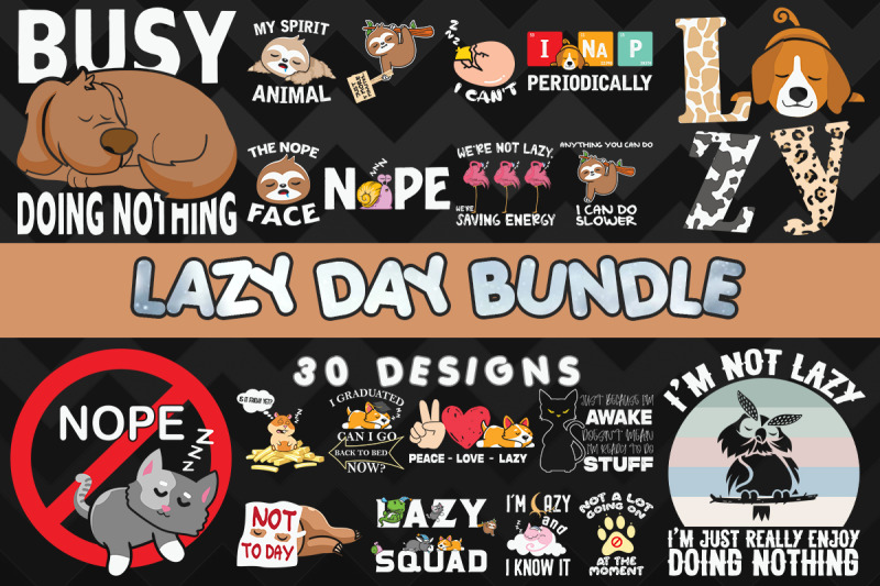 lazy-day-bundle-svg-20-designs