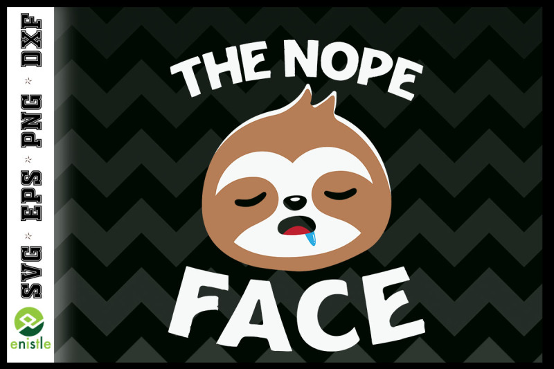 the-nope-face-funny-lazy-sloth-face