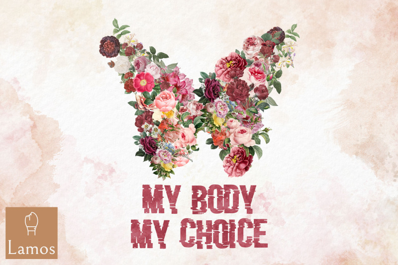 my-body-my-choice-butterfly-flower-png