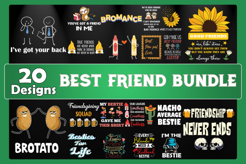 best-friends-bundle-20-designs