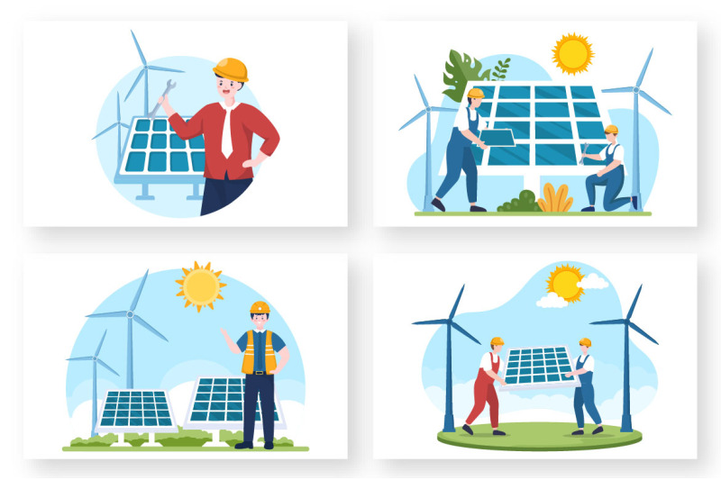 13-solar-energy-installation-illustration