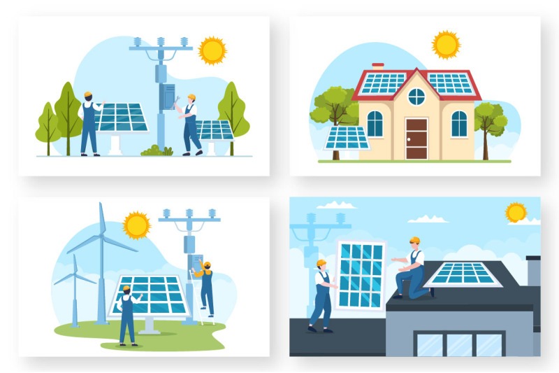 13-solar-energy-installation-illustration