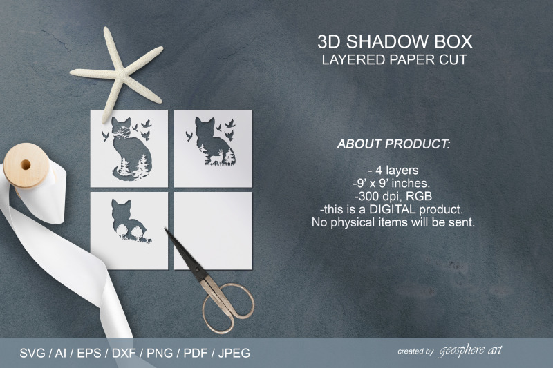 cat-3d-shadow-box-layered-papercut-svg-dxf-ai-eps