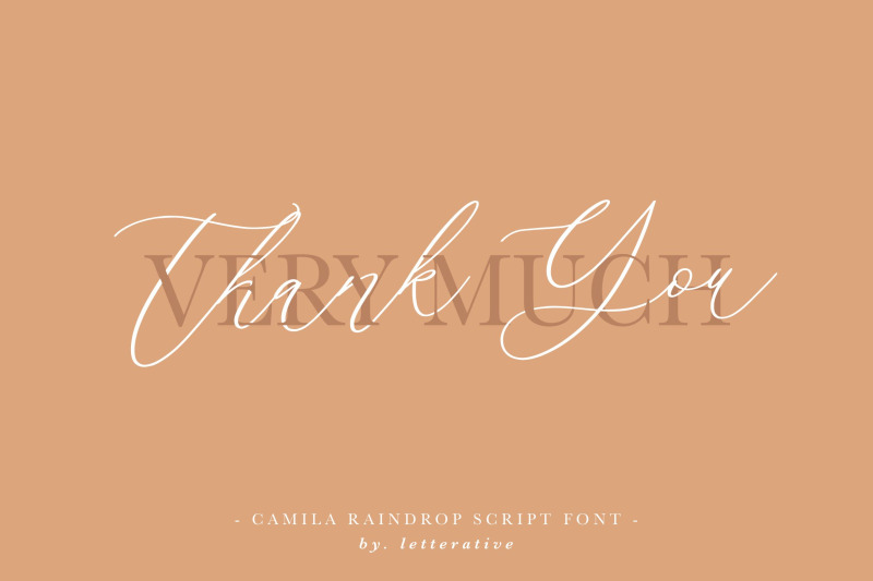 camila-raindrop-elegant-modern-calligraphy-font