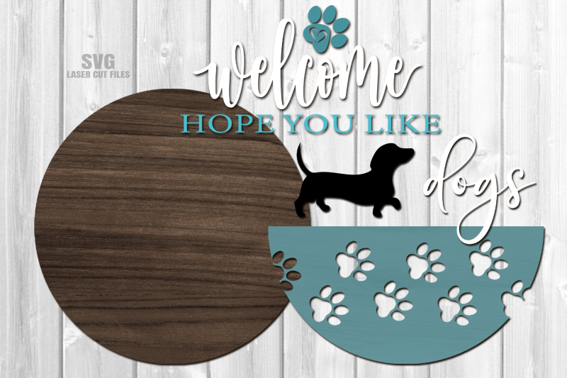 dachshund-svg-laser-cut-files-dog-lover-welcome-sign-svg