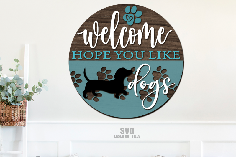 dachshund-svg-laser-cut-files-dog-lover-welcome-sign-svg