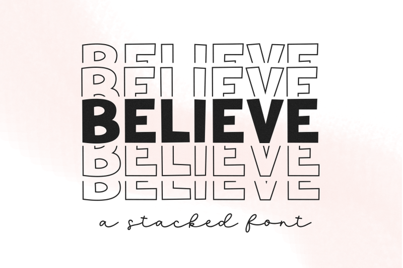 believe-fun-stacked-font